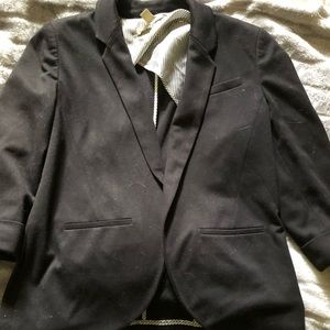 3/4 sleeve blazer